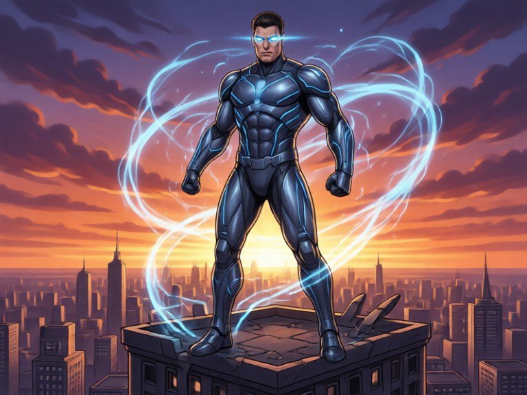 Example made with Superhero Art Generator