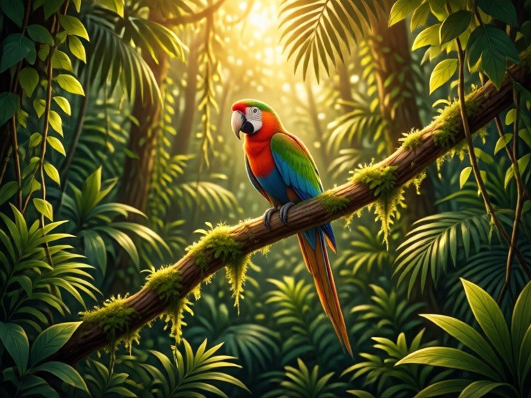 Example made with AI Tropical Bird Identifier