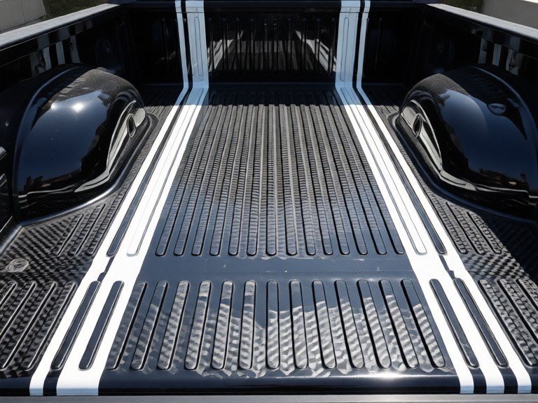AI Truck Bed Designer: before and after