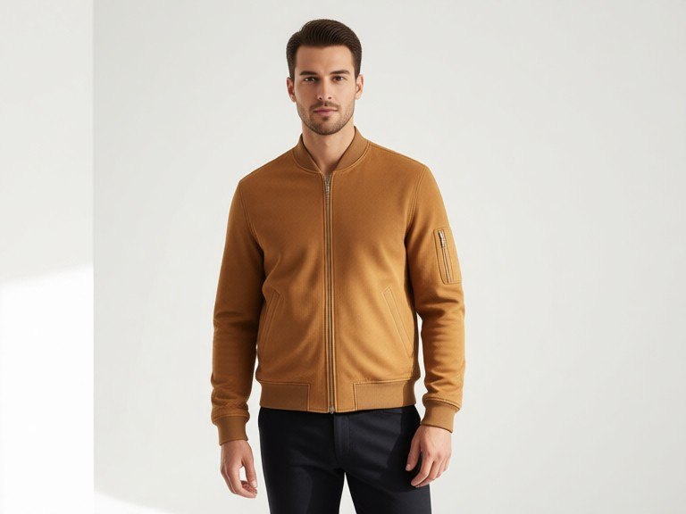 Turkish young male ai fashion model: before and after