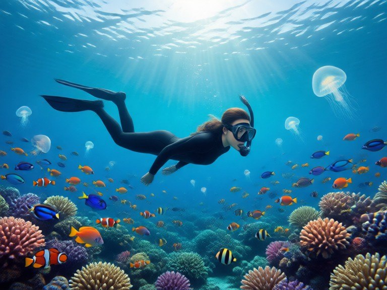 Example made with Underwater Scene Creator