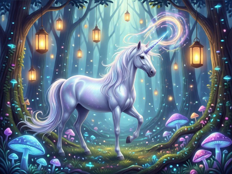 Example made with Unicorn Art Creator