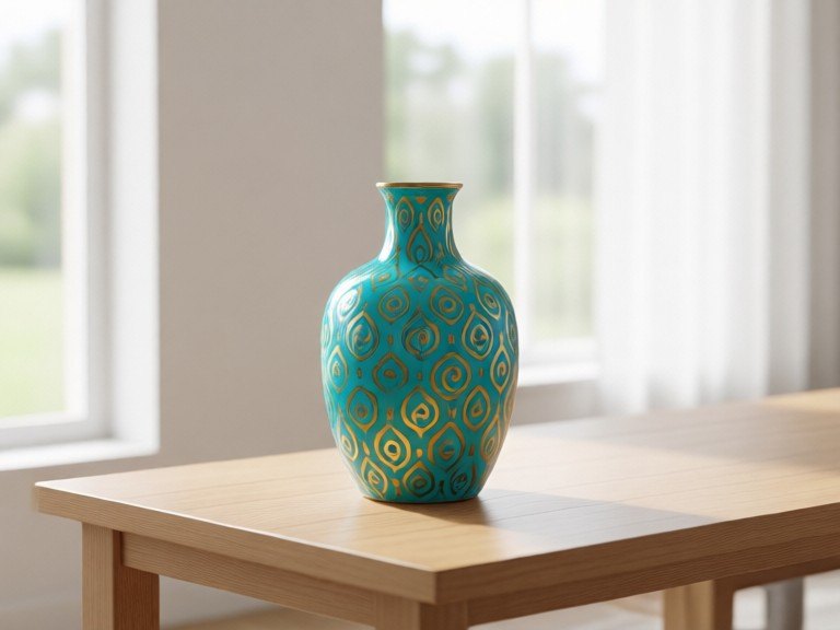 AI Vase Color Designer: before and after