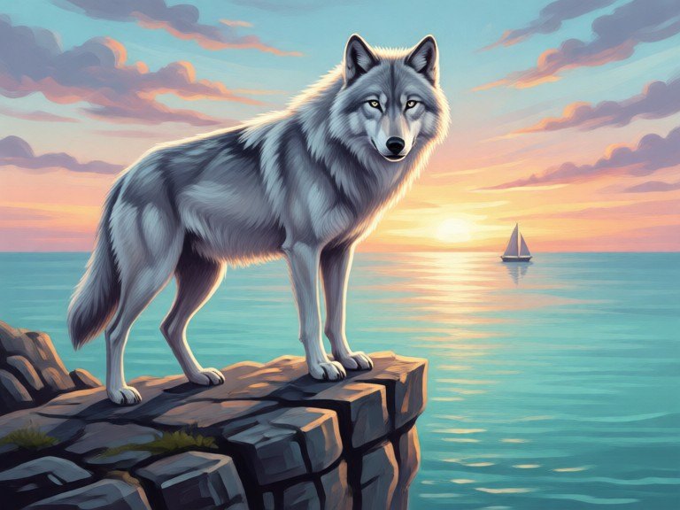 Example made with Wolf Art Generator